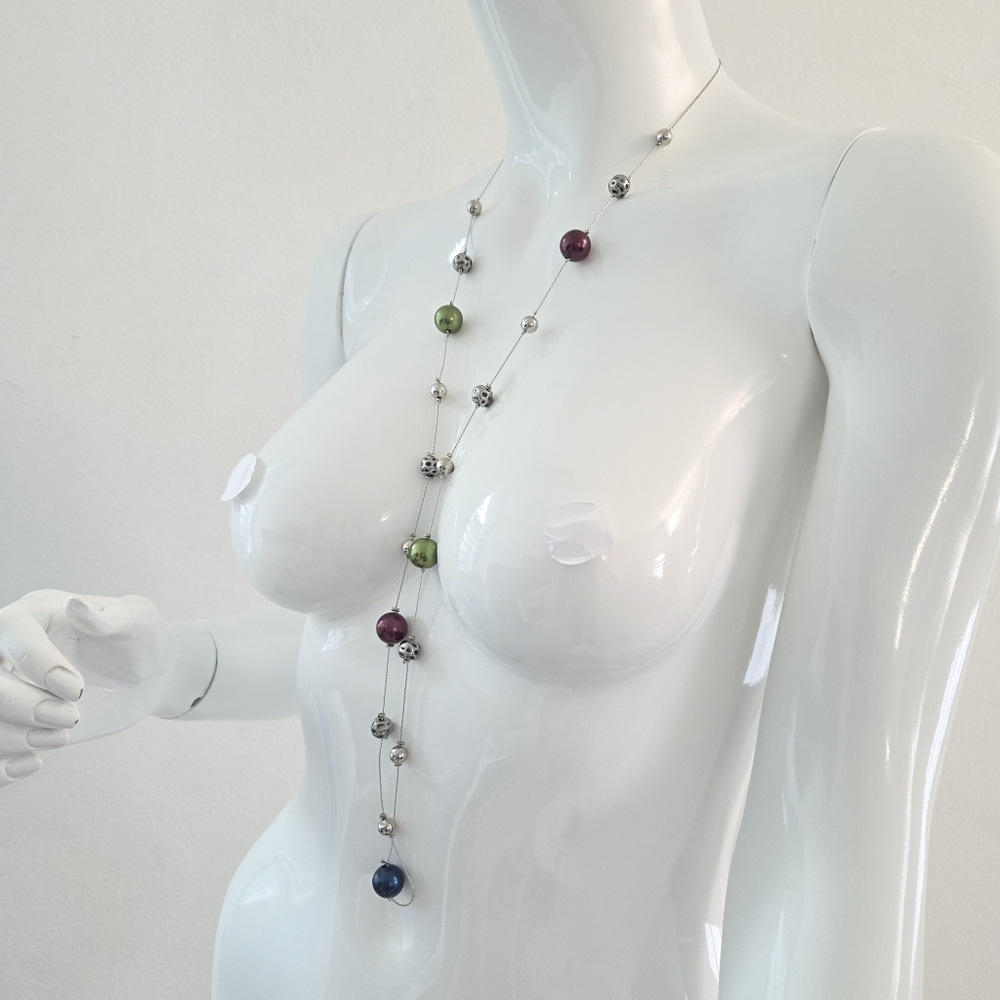Paparazzi Multicolor Beaded Necklace and Earring Set - Picture 6 of 10